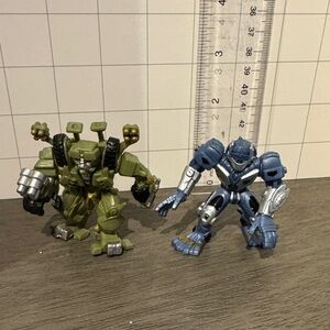Hasbro Transformers Movie Series Robot Heroes PROTOFORM JAZZ & BRAWL 2007